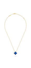 Vintage Alhambra pendant
18K rose gold, Agate stainless steel