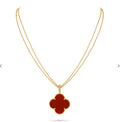 Magic Alhambra long necklace, 1 motif
18K yellow gold plated