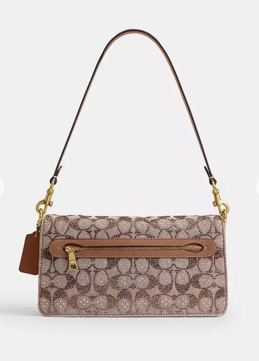 Tabby Shoulder Bag 26
In Crystal Signature Jacquard