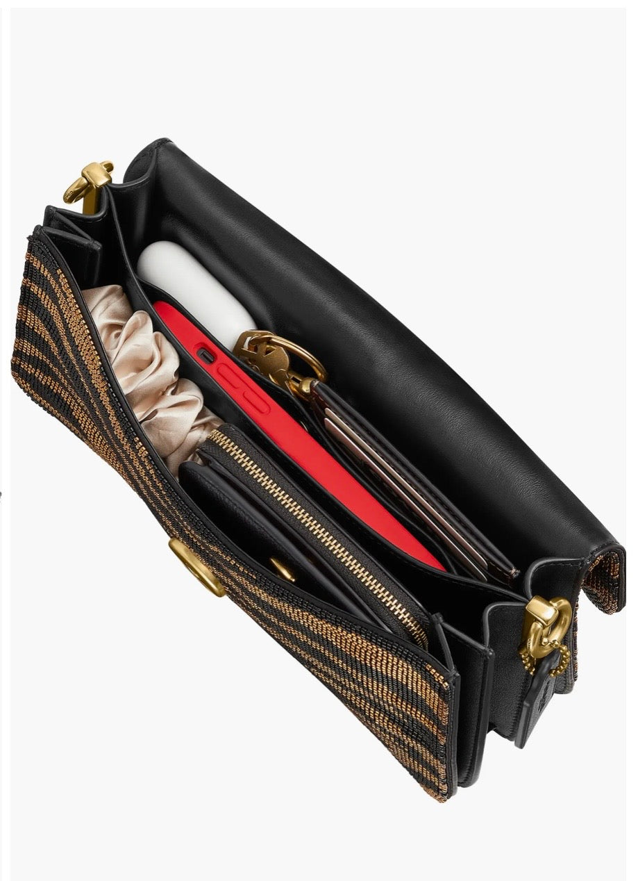 Tabby Shoulder Bag 26
With Beaded Tiger