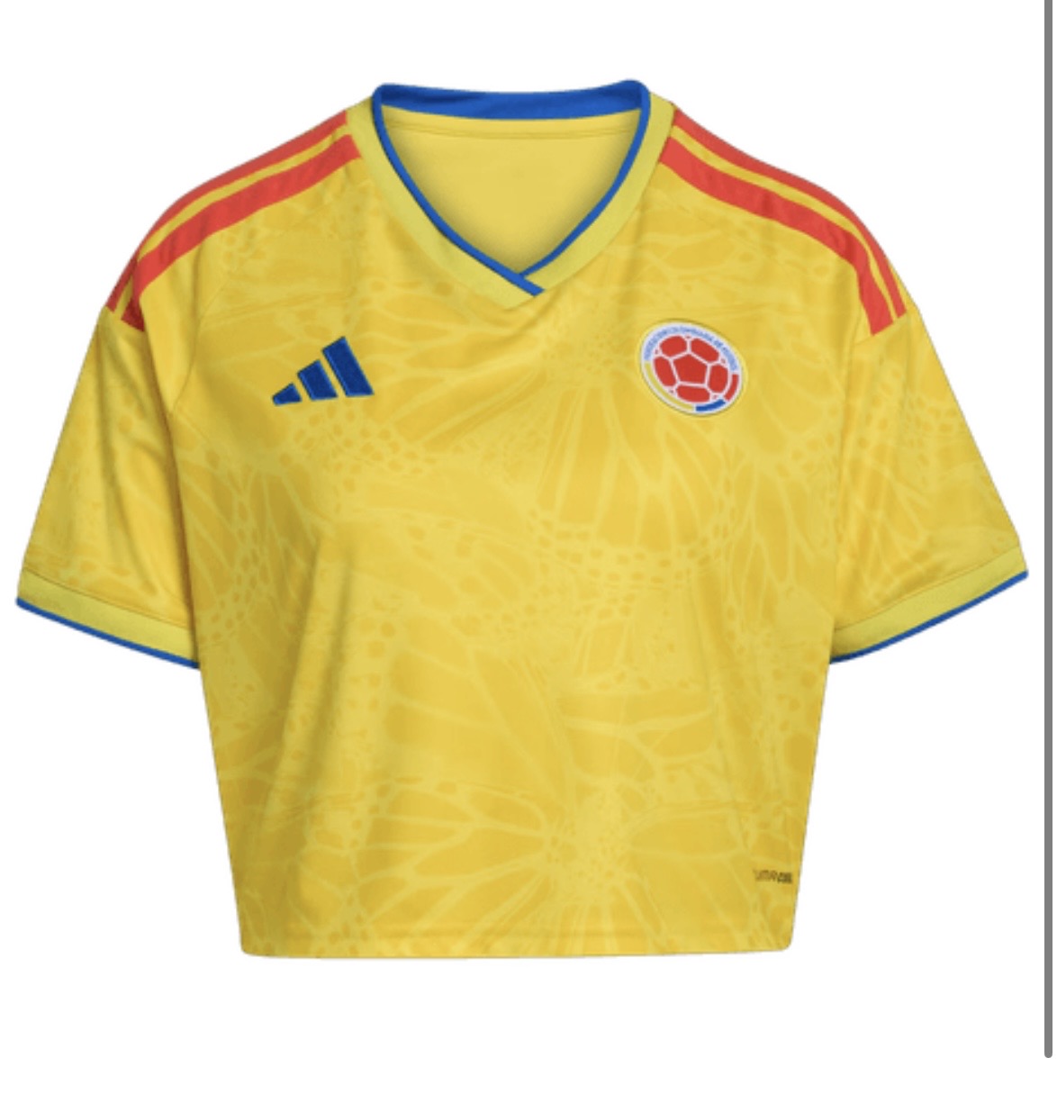Adidas Colombia 2026 Womens Home
Cropped Jersey