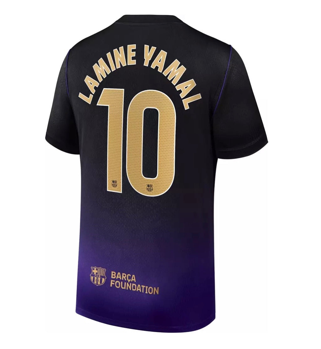 FC Barcelona 2026/27 Lamine Yamal away jersey back