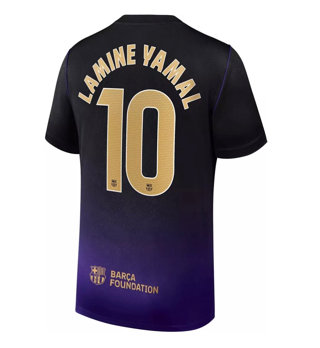 FC Barcelona 2026/27 Lamine Yamal away jersey back