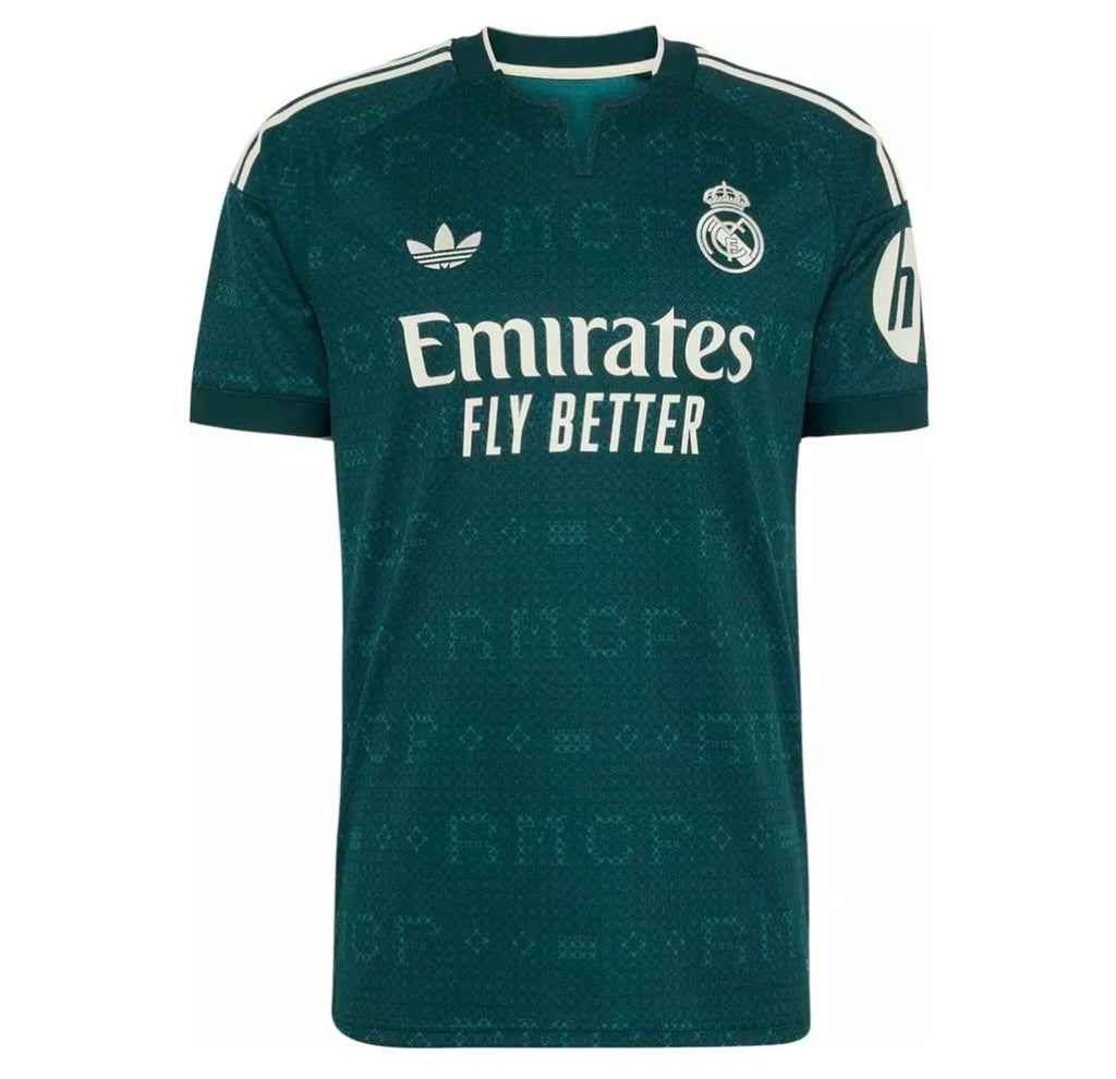 Real Madrid green Mbappé number 10 jersey front